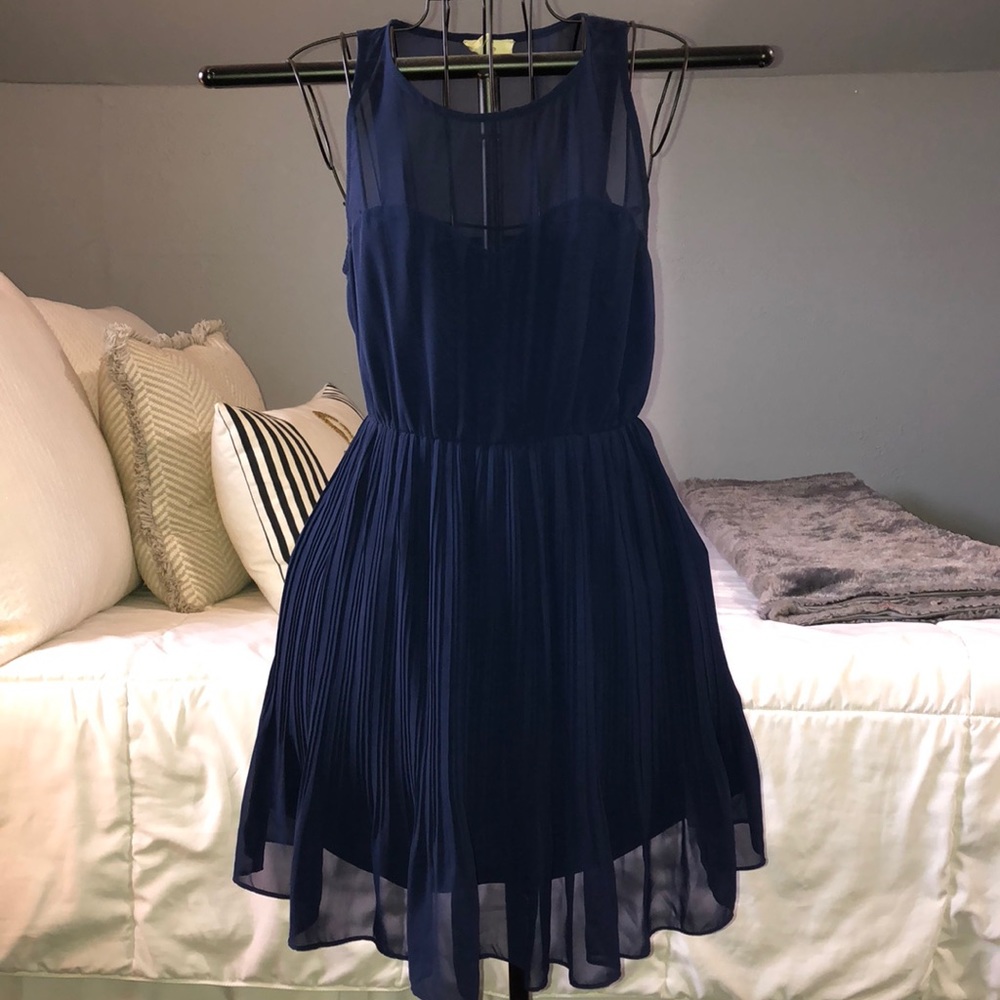 Navy blue dress